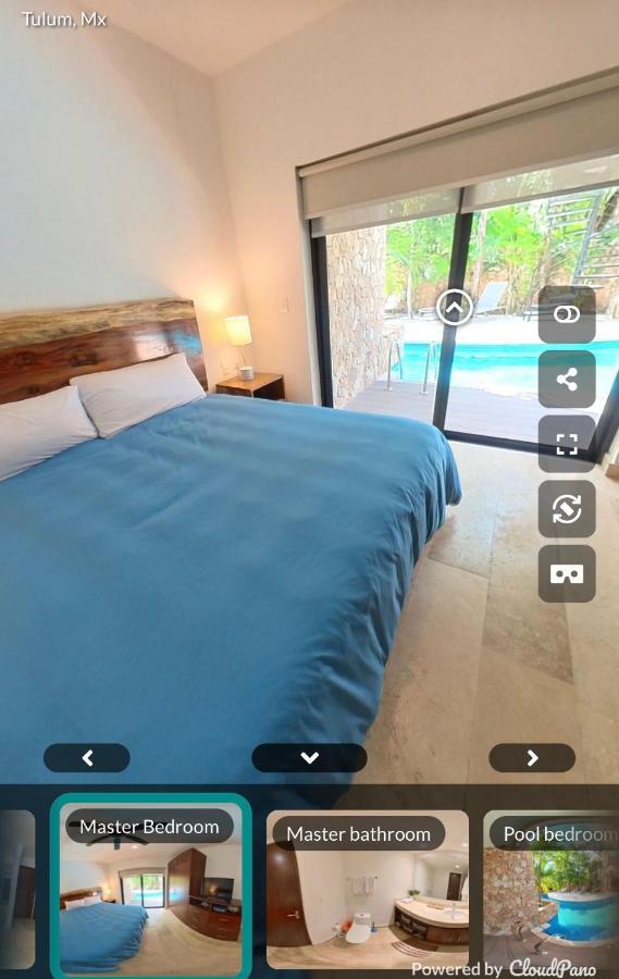 Luxury Aldea Zama 2Bed - 2Bat Apartment Private Terrace & Swim Up Tulum Bagian luar foto