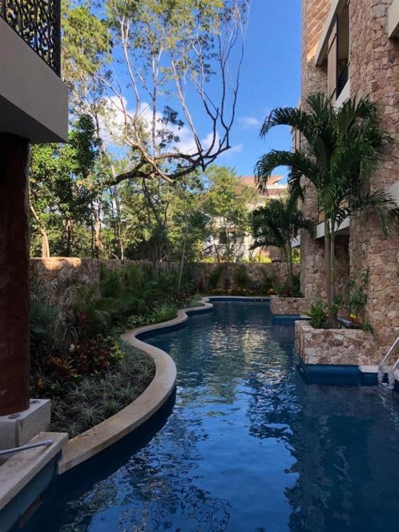 Luxury Aldea Zama 2Bed - 2Bat Apartment Private Terrace & Swim Up Tulum Bagian luar foto