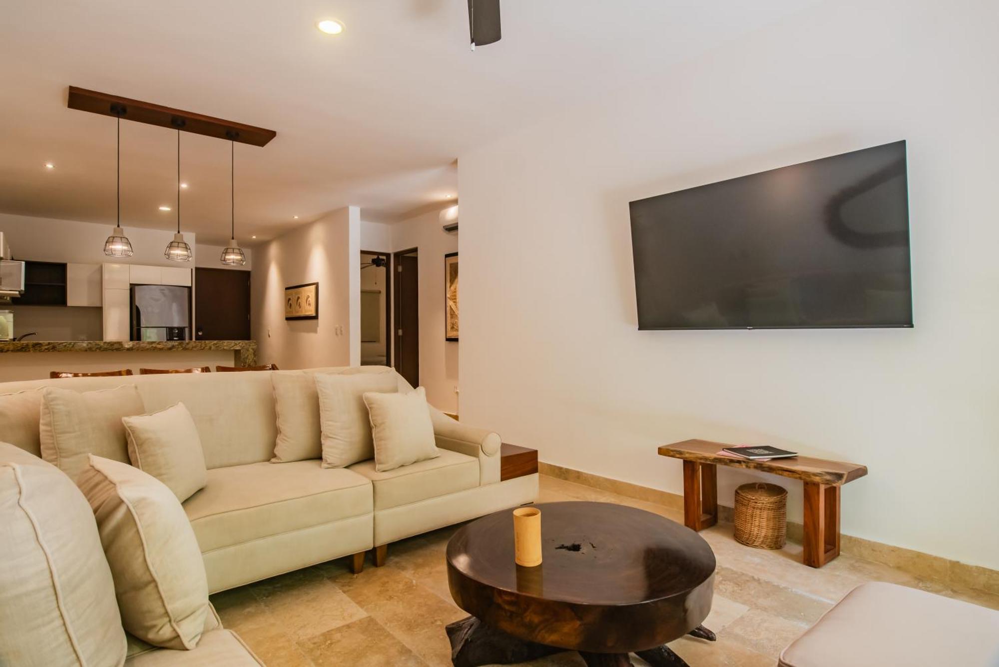 Luxury Aldea Zama 2Bed - 2Bat Apartment Private Terrace & Swim Up Tulum Bagian luar foto