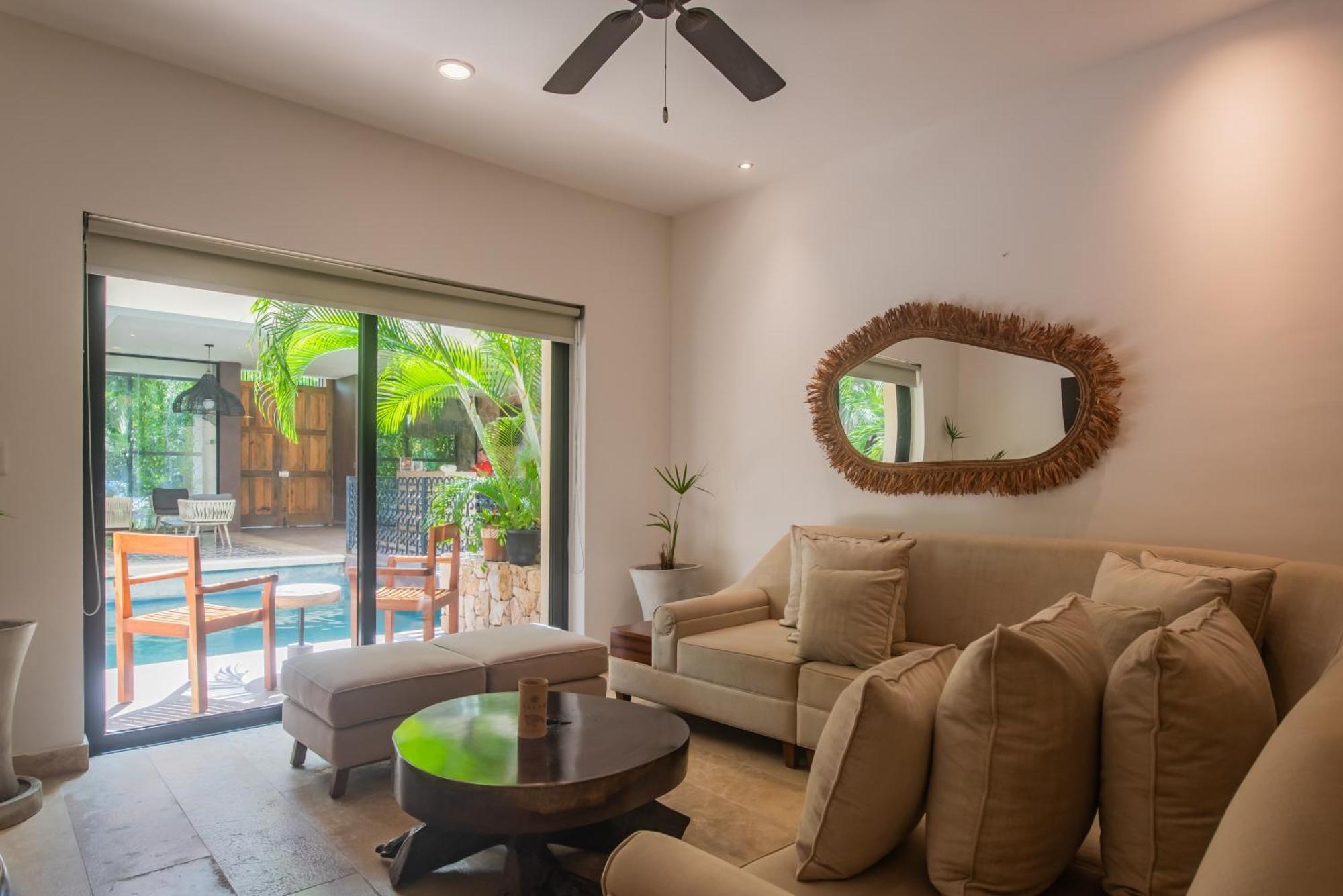 Luxury Aldea Zama 2Bed - 2Bat Apartment Private Terrace & Swim Up Tulum Bagian luar foto